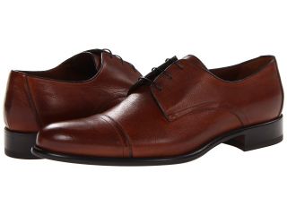 a. testoni Cap Toe Oxford Mens Lace Up Cap Toe Shoes (Brown)