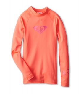 Roxy Kids Whole Hearted L/S Surf Shirt Girls Swimwear (Pink)
