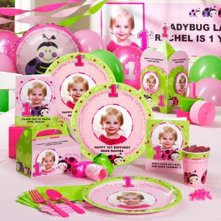 Ladybugs: Oh So Sweet 1st Birthday   Personalized Party Theme
