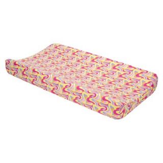 Changing Pad Cover PINK OH, THE PLACES YOULL GO!