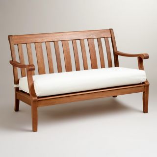 St. Martin Occasional Bench with Cushion   World Market
