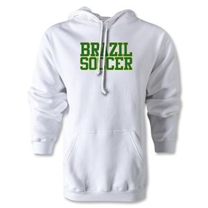 hidden Brazil Soccer Supporter Hoody (White)