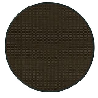 Recife Saddle Stitch Black Rug (86 Round) (BlackSecondary colors: Natural beigePattern: StripeTip: We recommend the use of a non skid pad to keep the rug in place on smooth surfaces.All rug sizes are approximate. Due to the difference of monitor colors, s