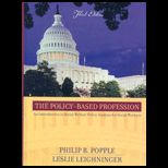 Policy Based Profession   With Research Navigator Guide