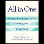 All in One :  Basic Writing Text  Workbook, and Reader