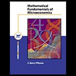 Mathematical Fundamentals of Microeconomics