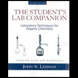 Student Lab Companion Laboratory Techniques for Organic Chemistry