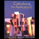 Calculus and Its Applications   With Study Guide, Solution Manual and CD