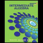 MyMathLab for Intermediate Algebra