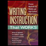 Writing Instruction That Works