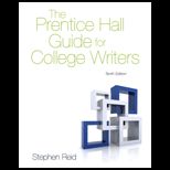 Pren. Hall Guide for College Writers   With Access