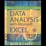 Data Analysis with Microsoft Excel: Updated for Office XP   with Web Site Printed Access Card