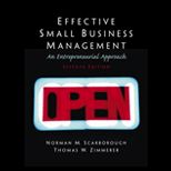 Effective Small Business Management  An Entreprenurial Approach Package
