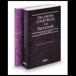 Oklahoma Court Rules and Procedure   State and Federal, 2013