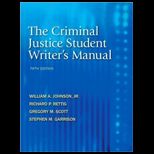 Criminal Justice Student Writers Manual (Custom Package)