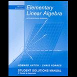 Elementary Linear Algebra  Application Ver Student Solution Man