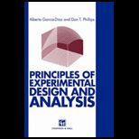 Principles of Experimental Design and Analysis