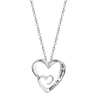 Bridge Jewelry Footnotes My Mother My Friend Heart Pendant Necklace