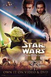 STAR WARS: EPISODE II   ATTACK OF THE CLONES (VIDEO POSTER) Movie
