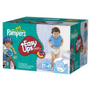 Pampers Easy Ups Boys Training Pants Super Pack   Size 3T/4T (72 Count)