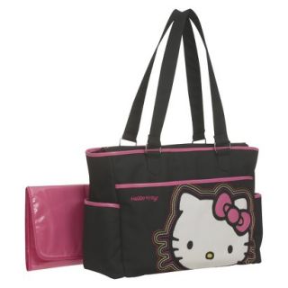 Hello Kitty Diaper Bag Tote   Black