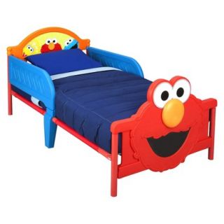 Toddler Bed Delta Childrens Products Sesame Street 3 D Toddler Bed   Elmo