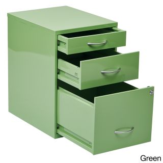 Office Star Products Locking Storage Drawer And Silver Handles File Cabinet Green Size Legal