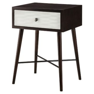 Accent Table Threshold Modern Accent Table with Drawer   Dark Brown