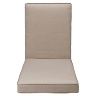 Rolston Outdoor Chaise Lounge Cushion   Beige