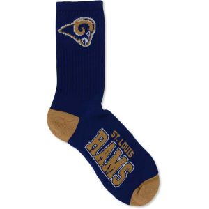 St. Louis Rams For Bare Feet Deuce Crew 504 Socks