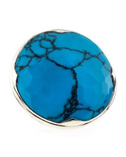 Batu Bedeg Turquoise Ring, Size 6