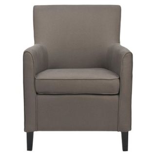 Accent Chair: Upholstered Chair: Safavieh Sarah Arm Chair   Brown