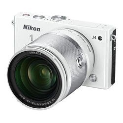 Nikon 1 J4 Mirrorless Digital Camera with 10 100mm Lens   White