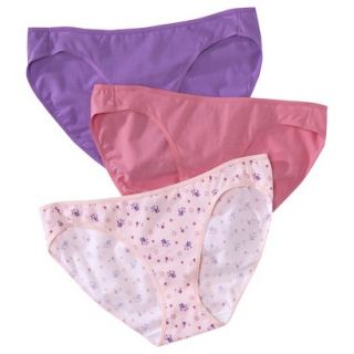 Hanes Womens Premium 3 Pack No Panty Lines Bikini EV42AS   Assorted