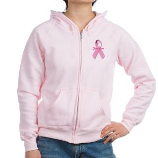 CafePress Breast Cancer Survivor Ribbon Womens Zip Hoodie