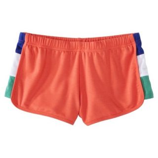 Mossimo Supply Co. Juniors Colorblock Knit Short   Coral XL(15 17)