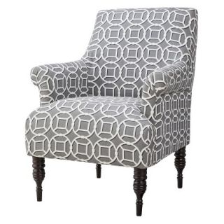 Skyline Accent Chair: Upholstered Chair: Candace Upholstered Arm Chair   Gray