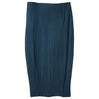 Mossimo Womens Refined Pencil Skirt   Blue Baritone   XS