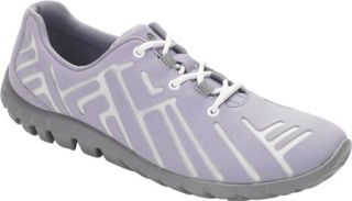 Womens Rockport truWALK Zero Welded Lace Up   Lavender/Frost Grey Textile Sneak