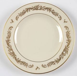 Pickard Victoria Bread & Butter Plate, Fine China Dinnerware   Gold Scrolls On R