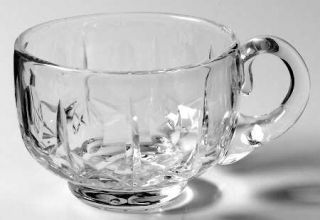 Royal Brierley Regent Punch Cup   Cut Vertical & Thumbprint Design On Bowl