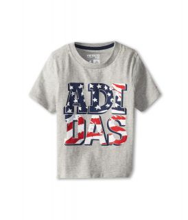 adidas Kids USA Tee Boys T Shirt (Gray)