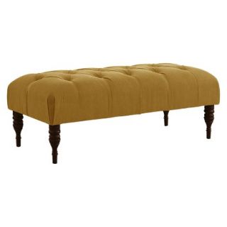 Skyline Ottoman Skyline Furniture Button Tufted Upholstered Bench   French