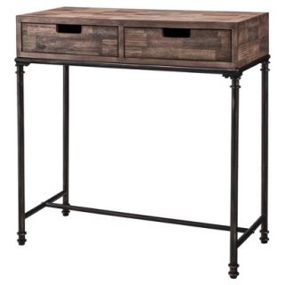 Console Table: Threshold Mixed Material 2 Drawer Console Table   Patchwork