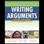 Writing Arguments A Rhetoric with Readings Brief and Wrtinglab