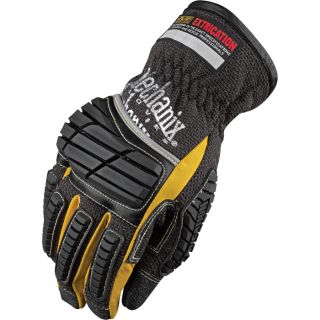 Mechanix Wear Leather Extrication Glove   Black, Small, Model EXT 75