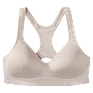 C9 by Champion Womens Medium Support Molded Cup Bra W/Mesh   Taupe M