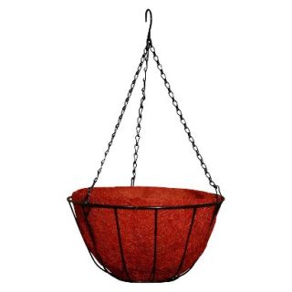 12 Chateau Hanging Basket  Red  Black Chain