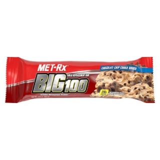 MET Rx Big 100 Chocolate Chip Cookie Dough Meal Replacement Bar