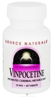 Source Naturals   Vinpocetine 10 mg.   60 Tablets